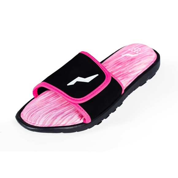 Women’s Memory Foam Footbed Sandals - Beach, Pool, Shower - Size 10 - NEW - Picture 1 of 9